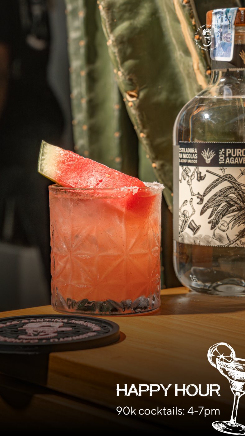 Happy Hour at Lola's Cantina Mexicana — 90k cocktails, 4-7pm daily